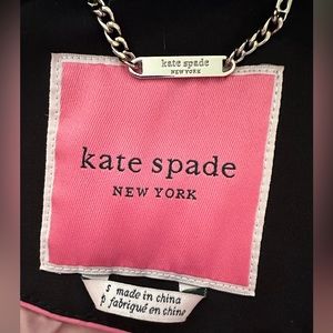 Kate Spade Parka faux fur trim